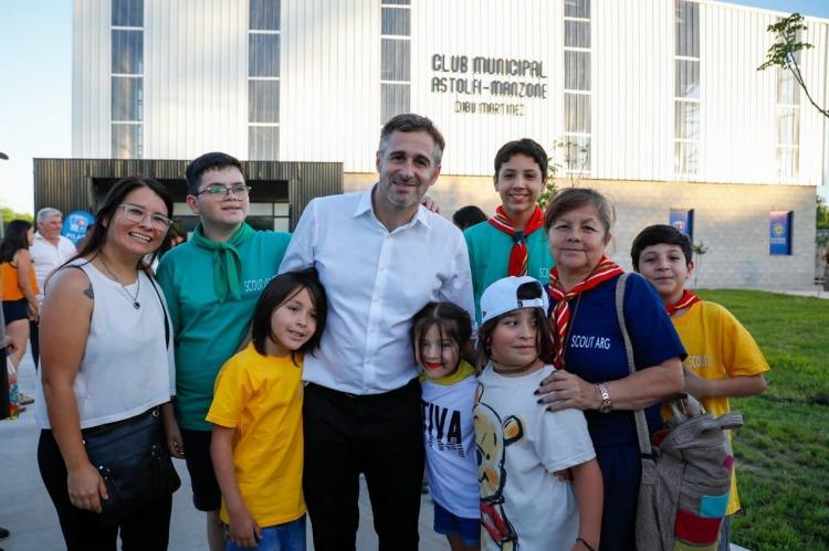 Se inauguró en Pilar el Club Municipal Astolfi-Manzone