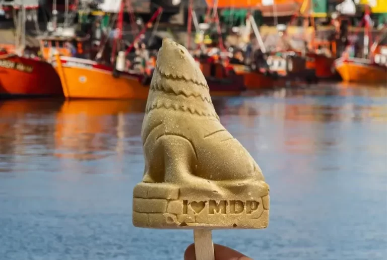 Una heladería celebra los 150 años de Mar del Plata con el lanzamiento del «palito lobito»