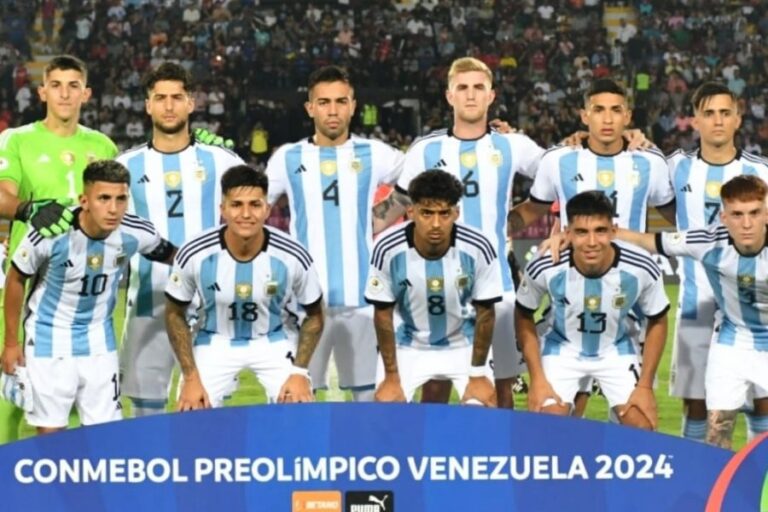 Argentina rescató un empate ante Paraguay en el Preolímpico