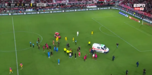 Se suspendió Estudiantes-Boca: se descompensó Javier Altamirano en pleno partido