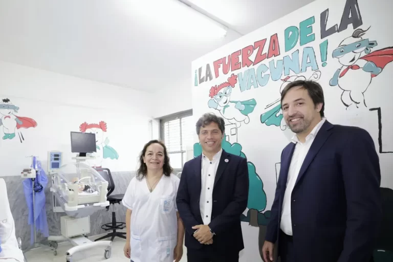 Axel Kicillof inauguró un Centro de Simulación en el Hospital de Niños