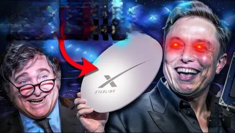 Javier Milei publicita llegada de Starlink