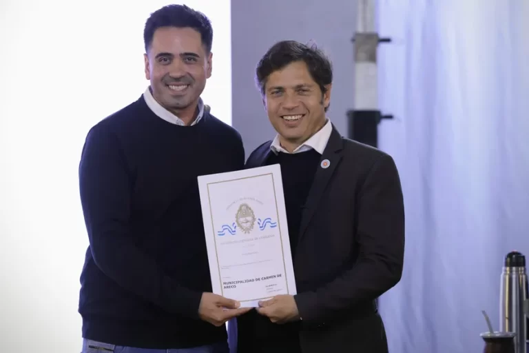 Kicillof inauguró un nuevo Parque Ambiental en Carmen de Areco