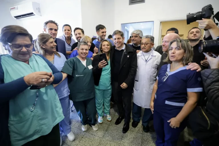 Axel Kicillof pide por la continuidad de la obra pública