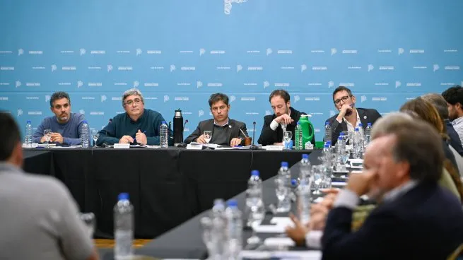 Axel Kicillof recibió a productores agropecuarios