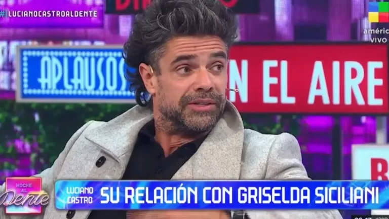 Luciano Castro confirmó el romance con Griselda Siciliani