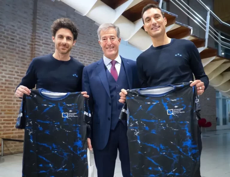 Lionel Scaloni y Pablo Aimar visitaron la UNSAM