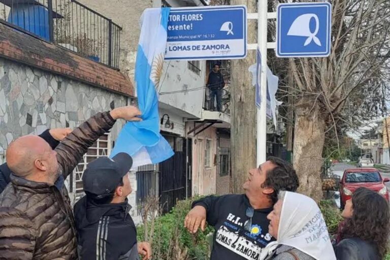 Esquina por la Memoria: en Llavallol recordaron a una víctima de la última dictadura militar