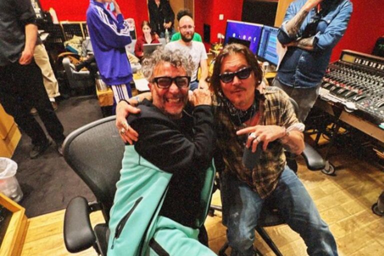 Fito Páez se encontró con Johnny Depp