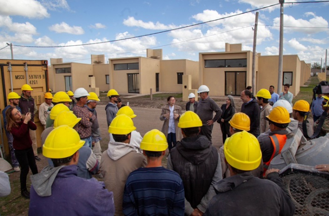 Nuevas obras de viviendas en Tres Arroyos