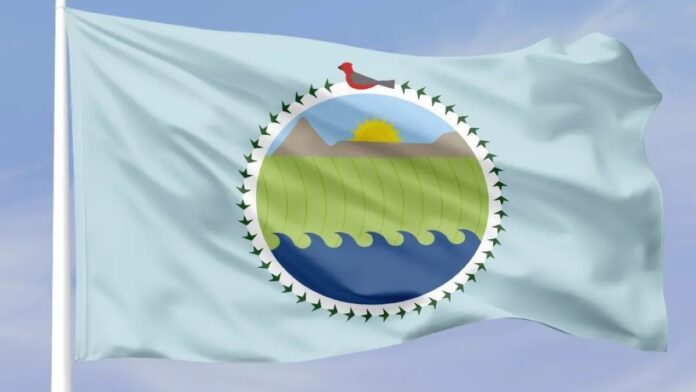 El partido de Lobería tiene bandera representativa