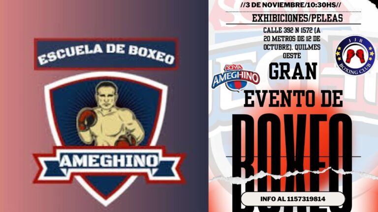 Domingo de boxeo en Quilmes Oeste