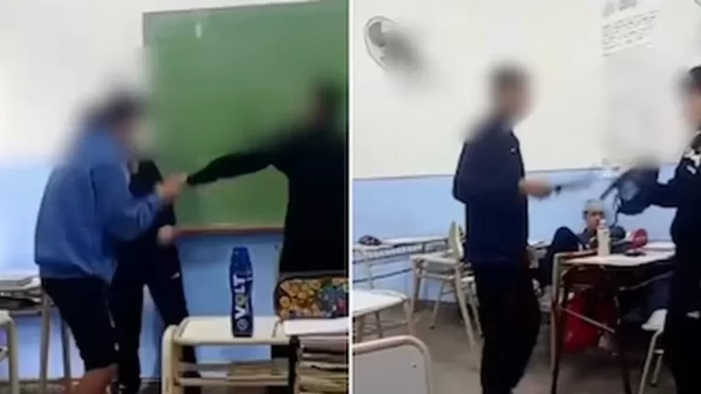 Un alumno amenazó a su compañero con un cuchillo en una escuela de Avellaneda