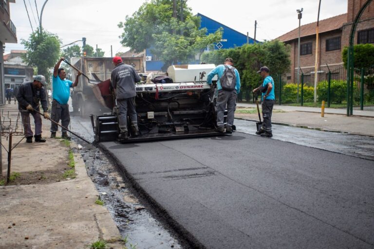 Continúa el Plan de Pavimentación en Lanús