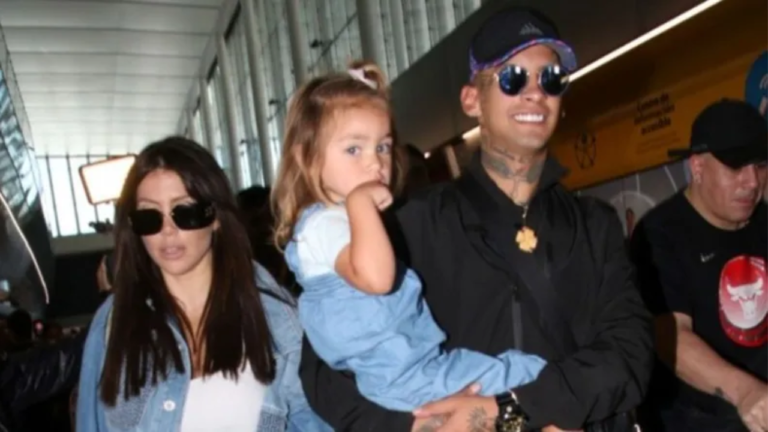 Wanda Nara de vacaciones con L-Gante y su hija
