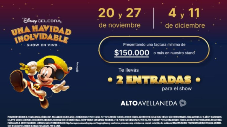 La magia de Disney llega a Alto Avellaneda