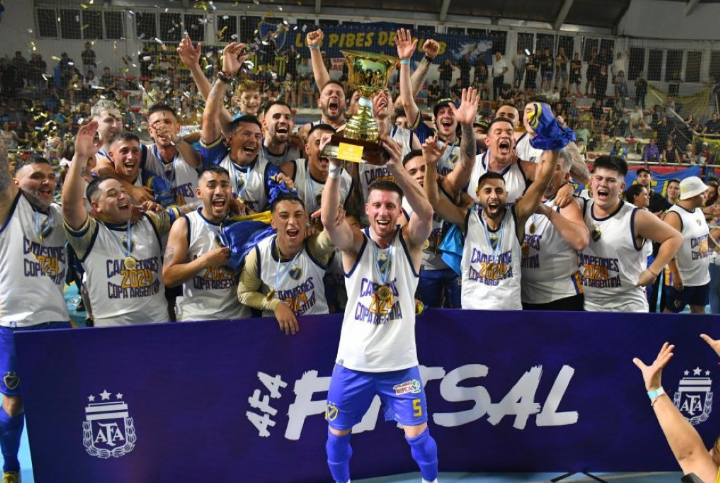 Franja de Oro, campeón de la Copa Argentina de Futsal