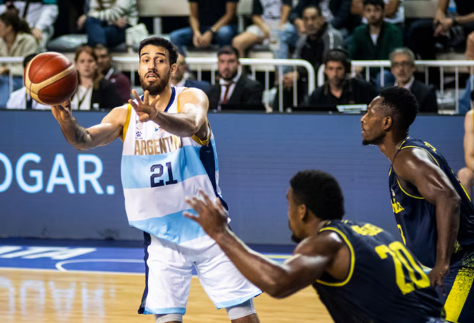 La Selección argentina de básquet consiguió una victoria amplia ante Colombia