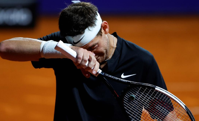Del Potro: “Espero tener un poco de paz en mi pierna y disfrutar algo adentro de una cancha de tenis por última vez”