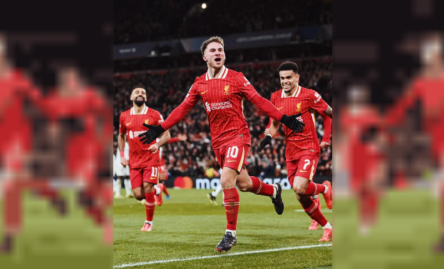 Golazo de Mac Allister ante el Real Madrid en la Champions League