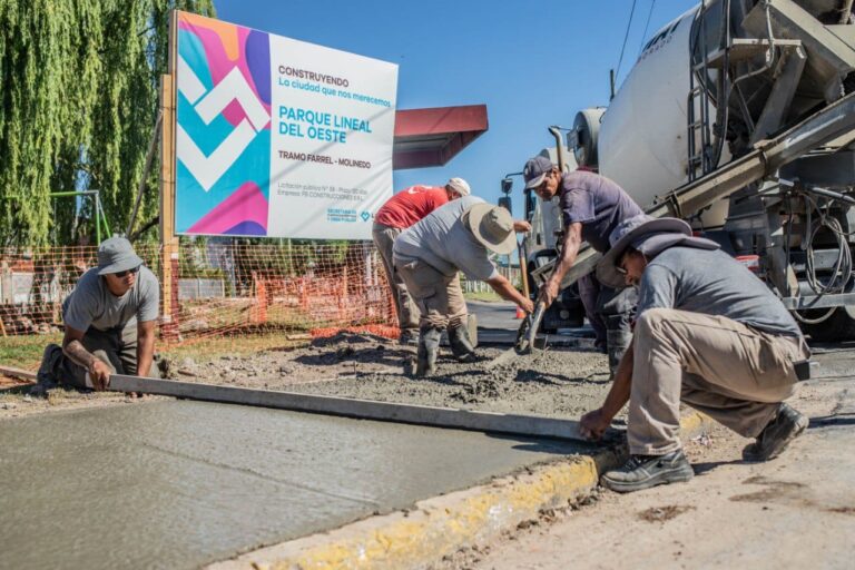 Lanús avanza con las obras en el Distrito La Ribera
