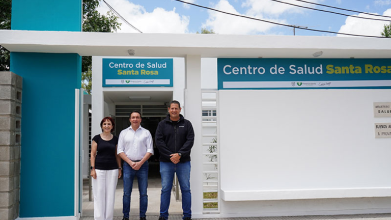 F. Varela: Nuevo SUM y refacciones en el Centro de Salud de Santa Rosa