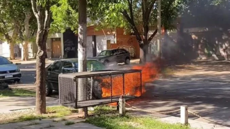 Incendio en Barrio Parque