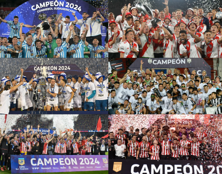 Los campeones que tuvo el fútbol argentino en el 2024