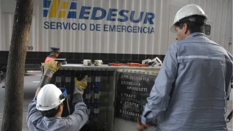 Sin luz y bajo el calor: Edesur deja a más de 45 mil usuarios sin suministro