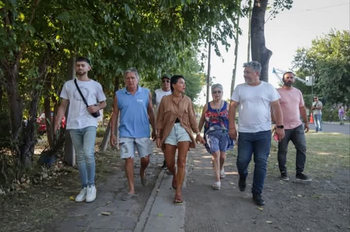 Mayra Mendoza supervisó un operativo integral de limpieza en Quilmes Oeste