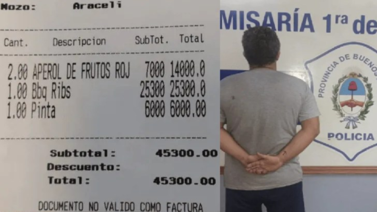 Avellaneda: No pagó la cuenta y terminó mal