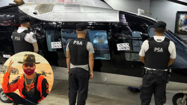 Secuestraron el helicóptero de Perro Primo en Berazategui