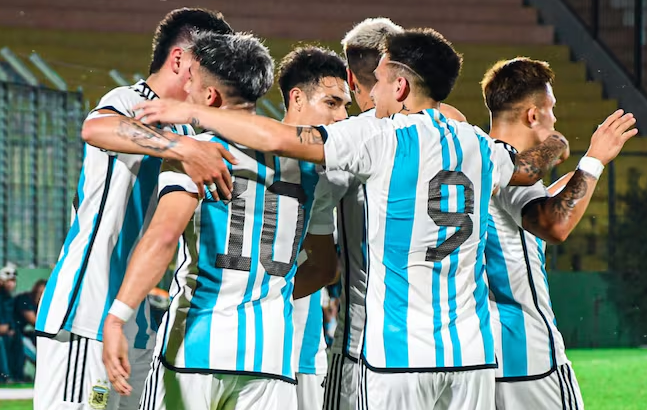La Selección argentina Sub 20 debuta en el Sudamericano con el clásico ante Brasil