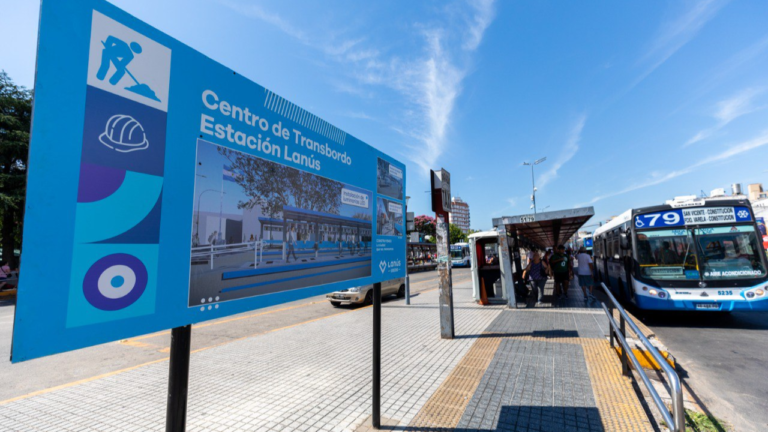 Inicio de obras en el Centro de Transbordo de la Estación Lanús