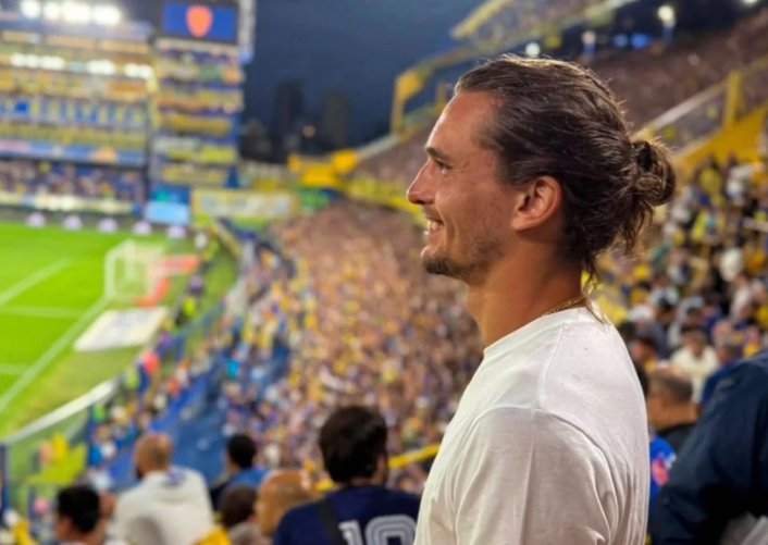 Alexander Zverev presente en La Bombonera