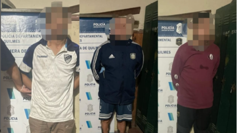 Tres detenidos por la muerte del joven en la ribera quilmeña