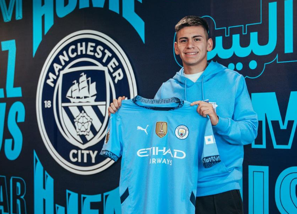 Sin lugar en el City, Echeverri tendriá un nuevo destino europeo