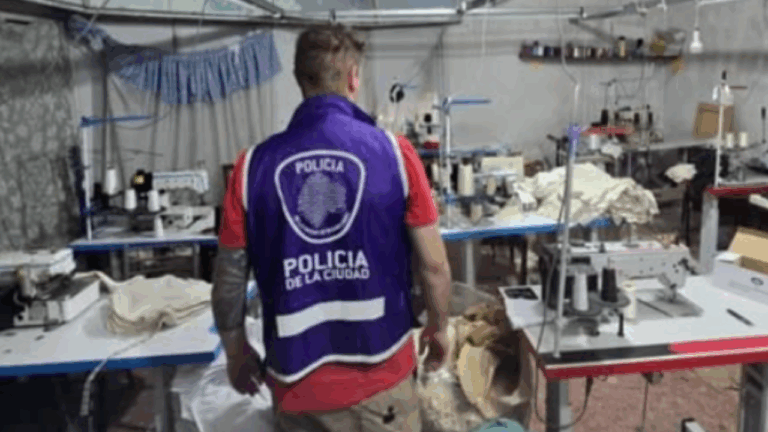 Descubren taller clandestino en CABA
