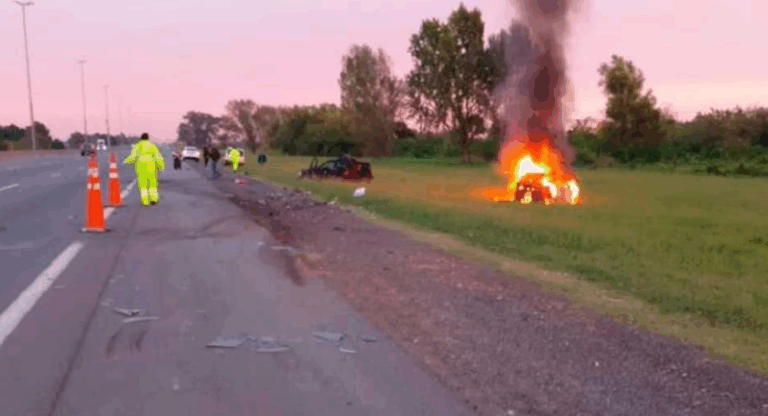 Quilmes: Trágico choque en la Autopista Buenos Aires-La Plata