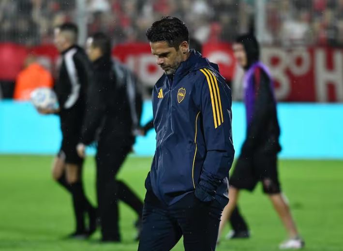 Fernando Gago se ausentó en la practica de Boca