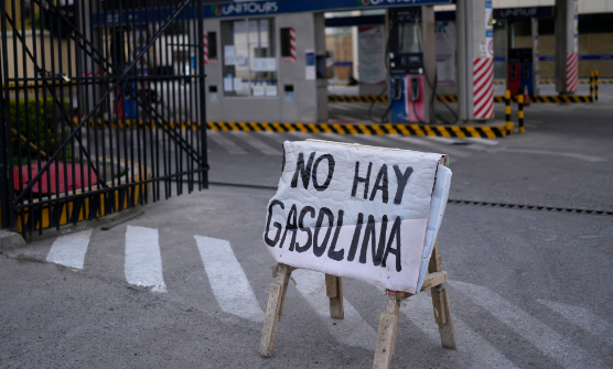 Caos en las calles de Bolivia por crisis de combustible