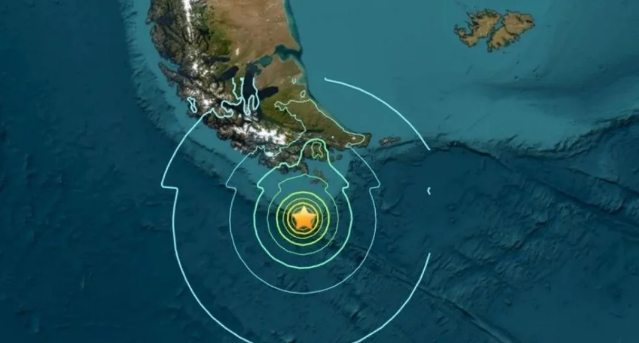 Sismo y alerta de tsunami en Chile cerca de Ushuaia