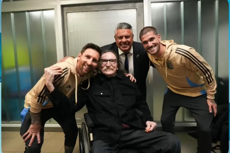 CHARLY GARCÍA, MESSI Y UNA FOTO PARA LA HISTORIA