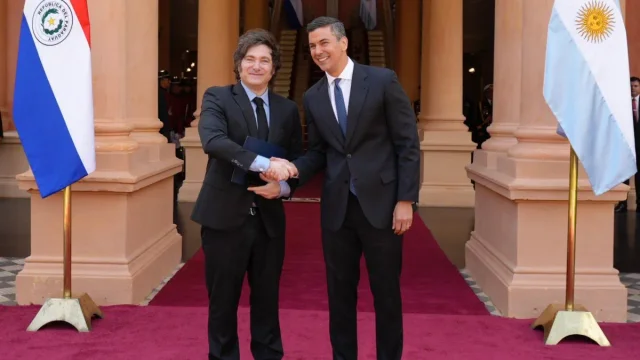 MILEI VIAJA A PARAGUAY EN MEDIO DE LA CRISIS POLÍTICA